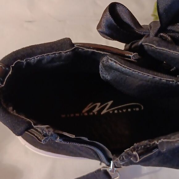 Midnight Velvet Hi-Top Sneakers - Picture 7 of 11